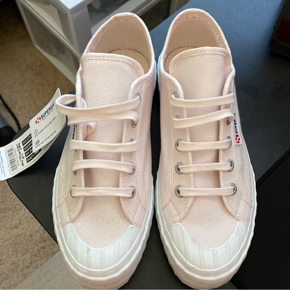 BRAND NEW Superga Women's 2630 Cotu Sneaker Sz 7.5 - Dusty Pink